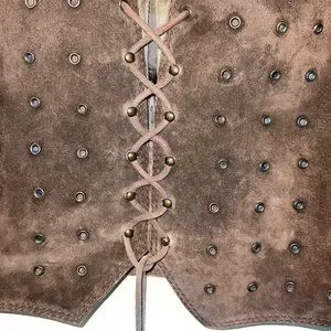 Prada | Accessories | Prada Lace Down Vest Rare Suede  display picture 1
